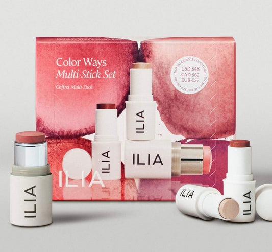 ILIA | Color Ways Multi-Stick Cream Blush + Highlighter Set