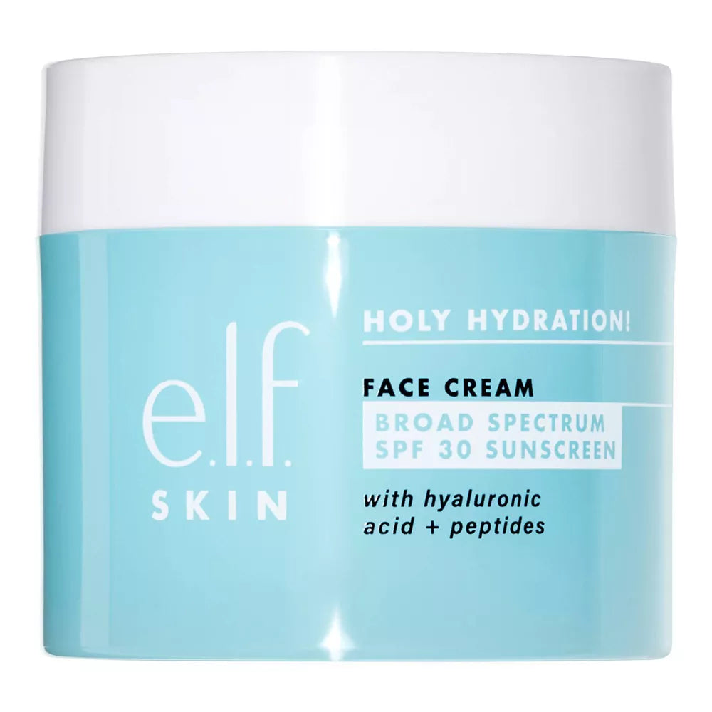 e.l.f. Holy Hydration! Broad Spectrum Sunscreen Face Cream SPF 30 *Preventa*