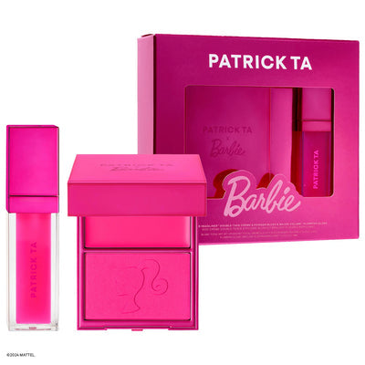 Patrick Ta x Barbie™ Blush Duo and Lip Plumper Set - Patrick Ta / Set 2 pzas rubor y gloss *Preventa*