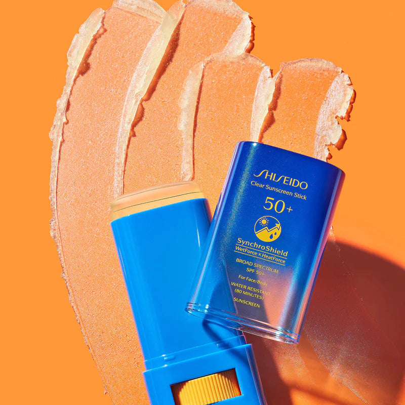 Clear Sunscreen Stick SPF 50+ - Shiseido / Barra de protector solar *Preventa*