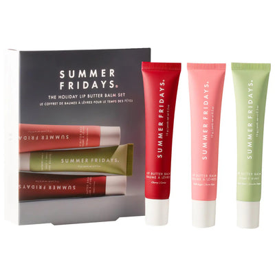 The Holiday Lip Butter Balm Set - Summer Fridays / Set 3 pzas bálsamos de labios *PREVENTA*