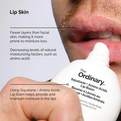 Squalane + Amino Acids Hydrating Lip Balm - The Ordinary / Bálsamo hidratante nutritivo *PREVENTA*