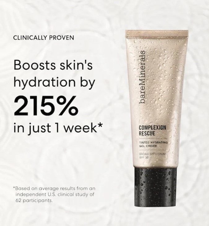 bareMinerals COMPLEXION RESCUE™ Tinted Moisturizer with Hyaluronic Acid and Mineral SPF 30 *Preventa*