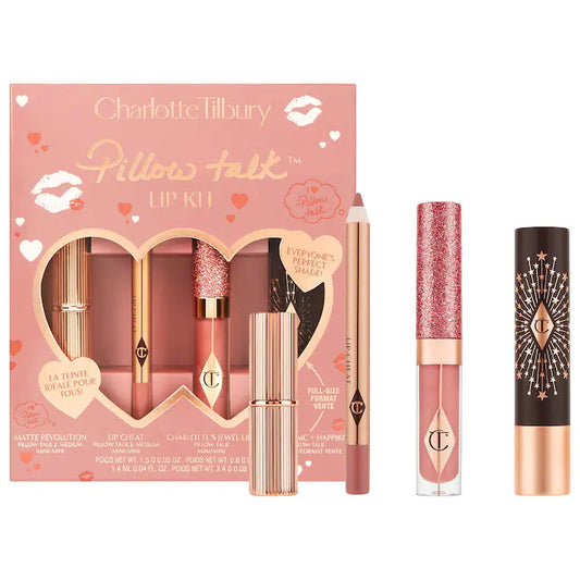 Charlotte Tilbury Pillow Talk Lip Wardrobe Set *Preventa*