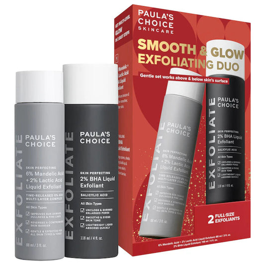 Paula's Choice | Smooth & Glow Exfoliating Duo for Clear and Brighter looking skin *PREVENTA*