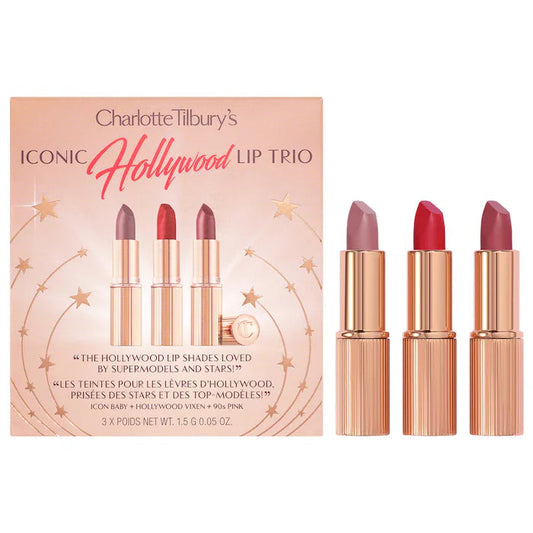 Charlotte Tilbury | Mini Iconic Hollywood Lipstick Trio Set *PREVENTA*