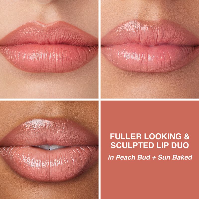Anastasia Beverly Hills - Fuller Looking & Sculpting Lip Kit Duo - Peach Bud & Sun Baked