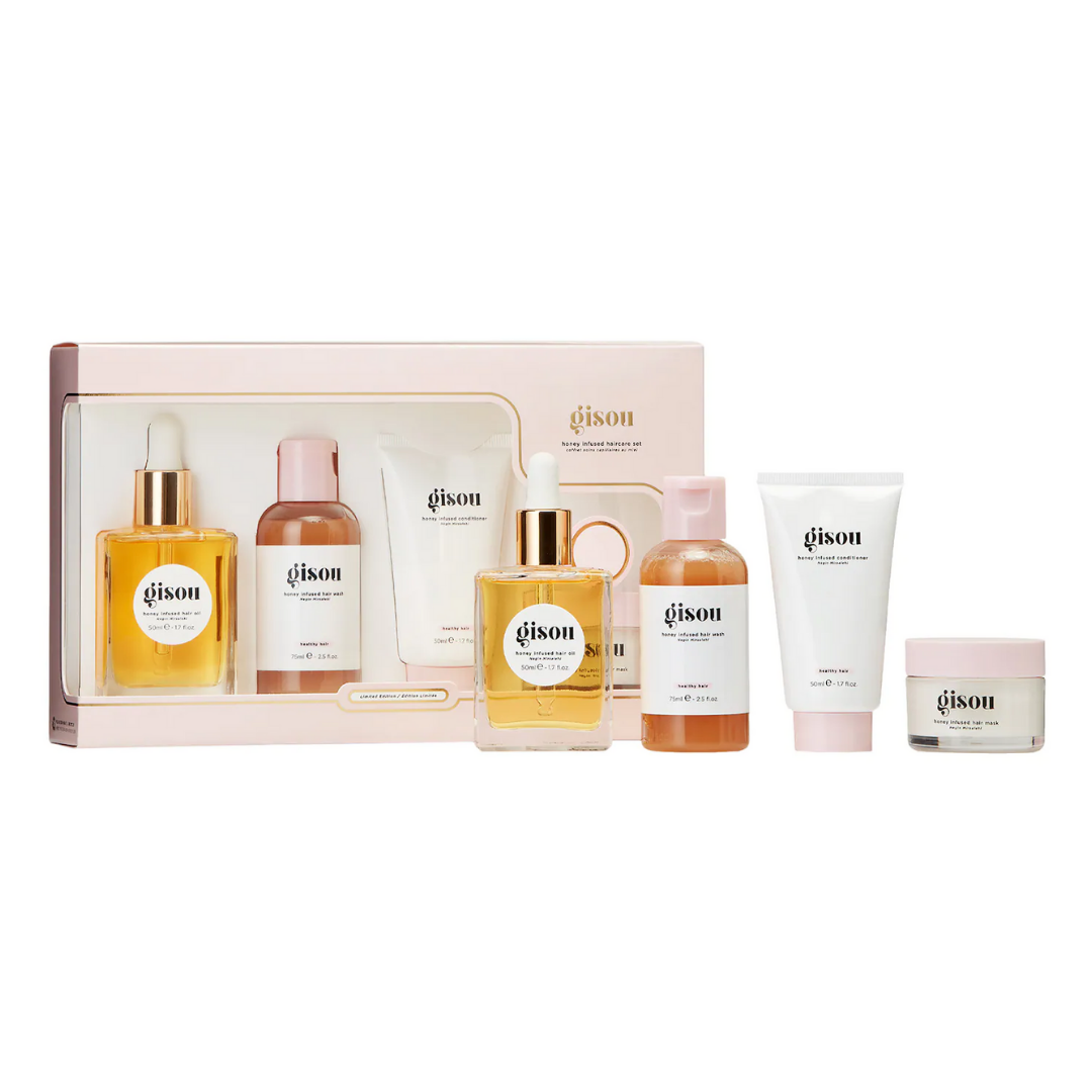 Gisou Honey Infused Cleanse & Care Routine Hair Set *Preventa*