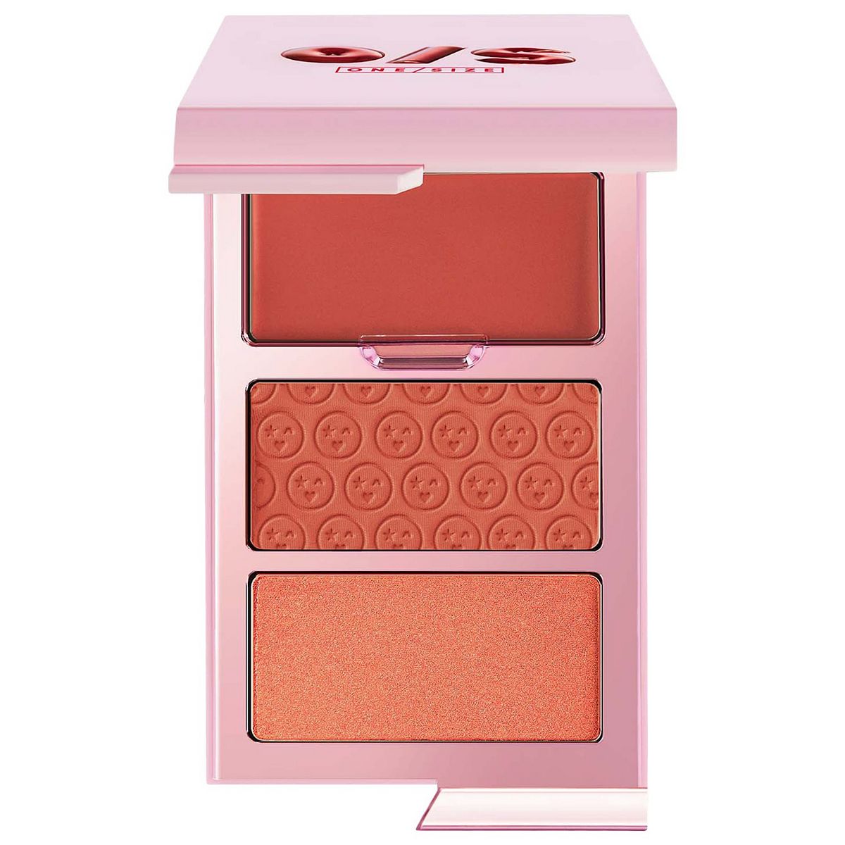 Cheek Clapper 3D Blush Trio Palette - One size by Patrick Starrr / Trío de: Rubor en crema, polvo e iluminador.