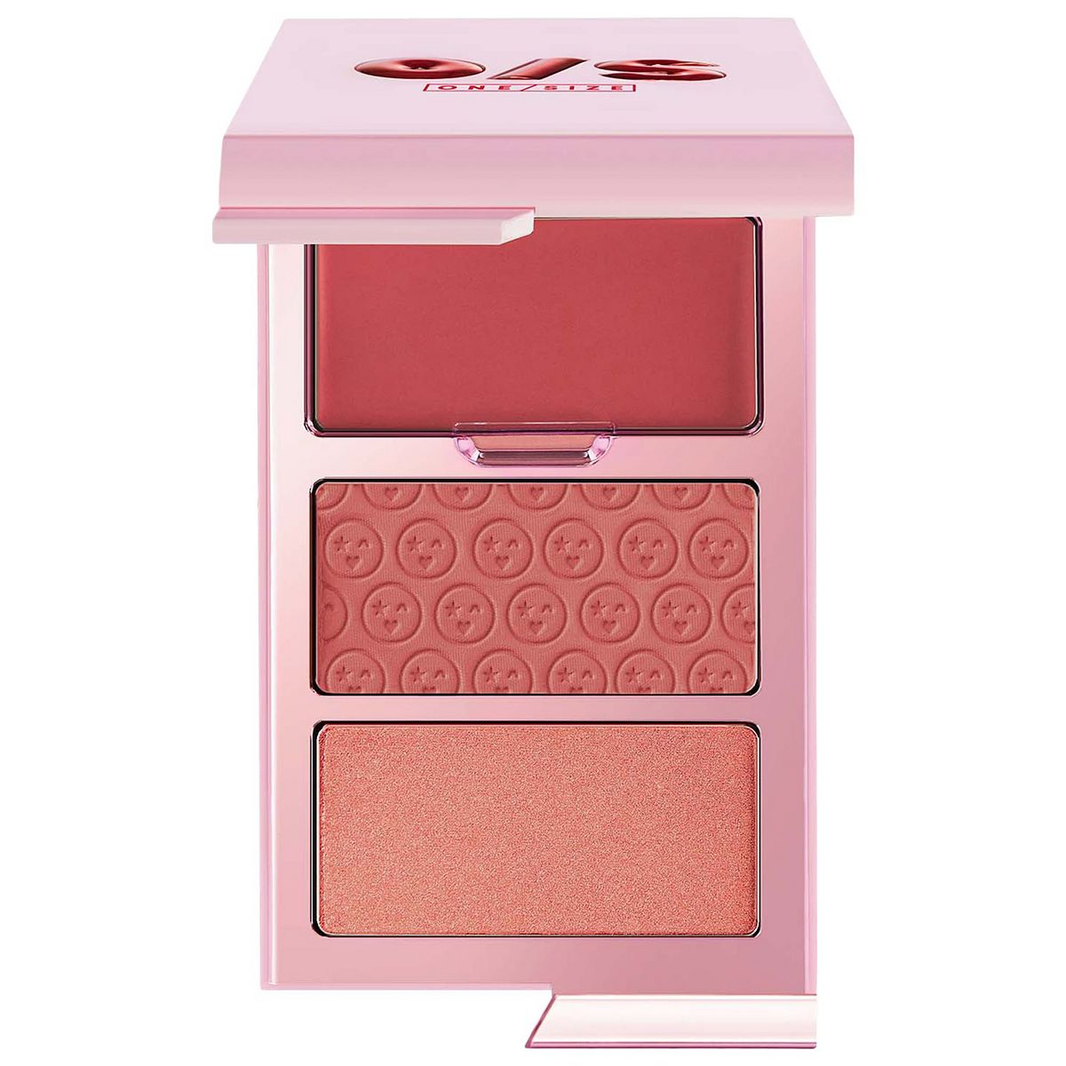 Cheek Clapper 3D Blush Trio Palette - One size by Patrick Starrr / Trío de: Rubor en crema, polvo e iluminador.