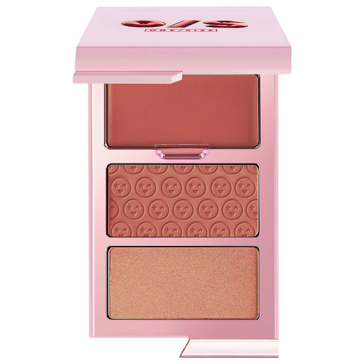 Cheek Clapper 3D Blush Trio Palette - One size by Patrick Starrr / Trío de: Rubor en crema, polvo e iluminador.