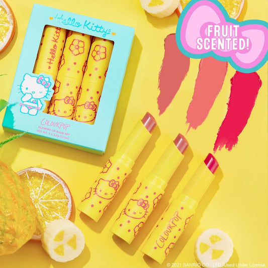 KIT BÁLSAMO Y BRILLO YUMMY SMOOTHIE HELLO KITTY x COLOUR POP