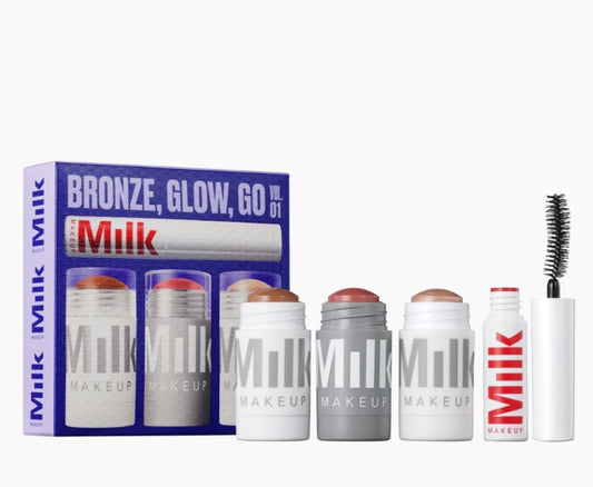 Bronze, Glow, Go Gift Set Vol 1 bronzer + blush + highlighter Milk Makeup